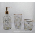 Lotion Dispenser Amber Glass pump bottle